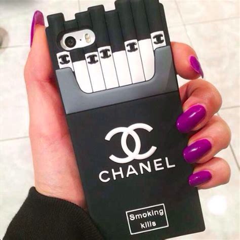 chanel smoking kills case uk|Chanel iphone cases for sale.